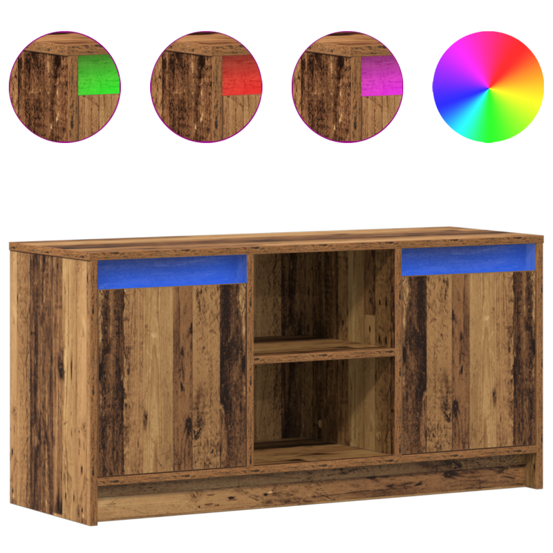 Unterhaltungszentrum Altholz Holzwerkstoff 100 x 34,5 x 50 cm