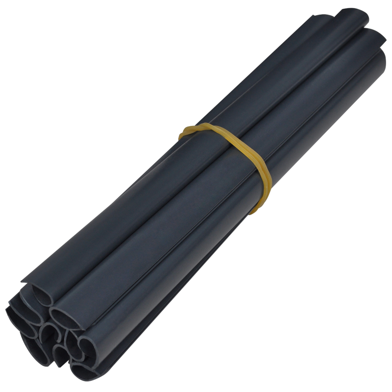 Garten Sichtschutzwände 2 Stück PVC 35x0,19 m Matt Dunkelgrau