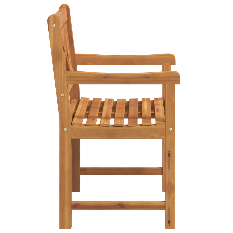 Gartenstühle 4 Stück 56x55.5x90 cm Massivholz Akazie