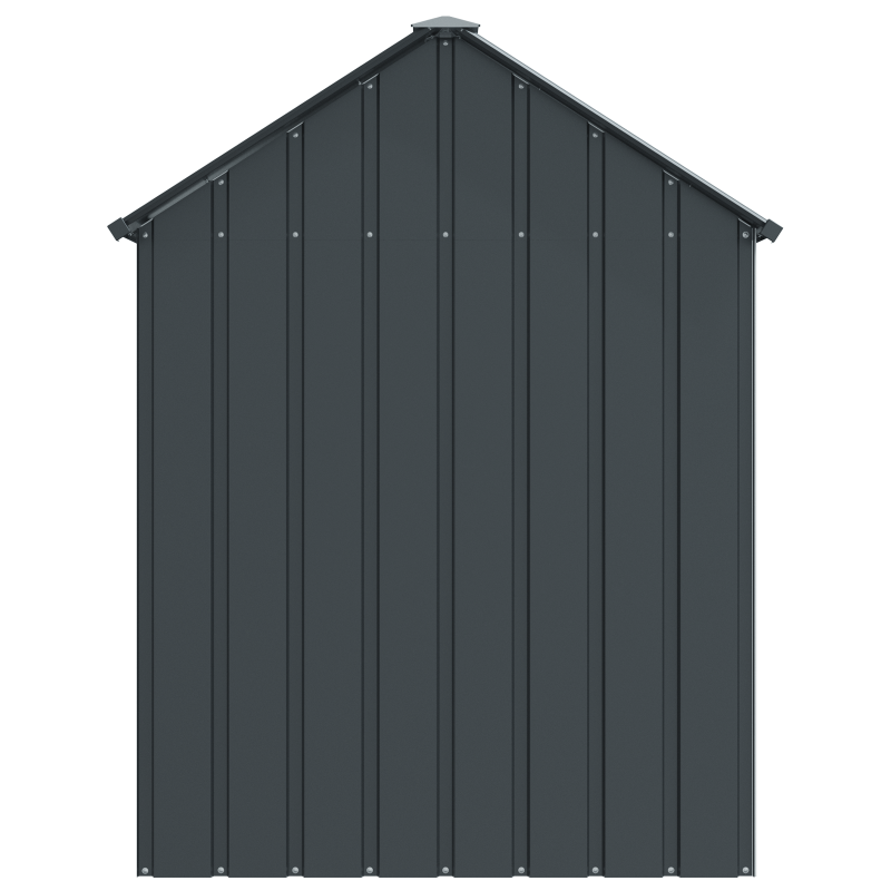 Vogelvoliere mit Erweiterung Anthrazit 112x442x141 cm Stahl