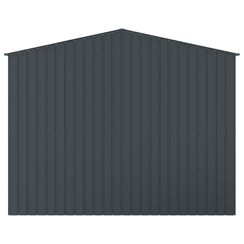 Vogelvoliere mit Erweiterung Anthrazit 310x817x247 cm Stahl