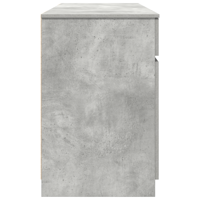 Schreibtisch Beton Grau 140x49x76 cm Holzwerkstoff