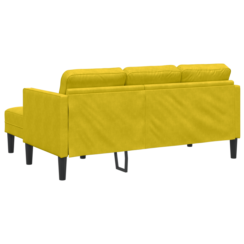 5-teiliges Garten-Sofaset mit Kissen Schwarz Poly-Rattan Akazie