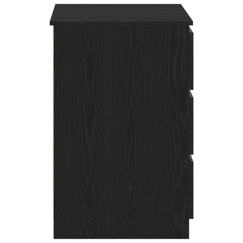 Schreibtische 2 Stück Schwarz Eiche 140x50x76 cm Holzwerkstoff