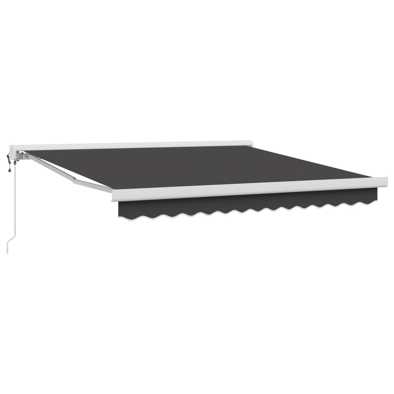 Automatische einziehbare Markise Anthrazit 300x250 cm
