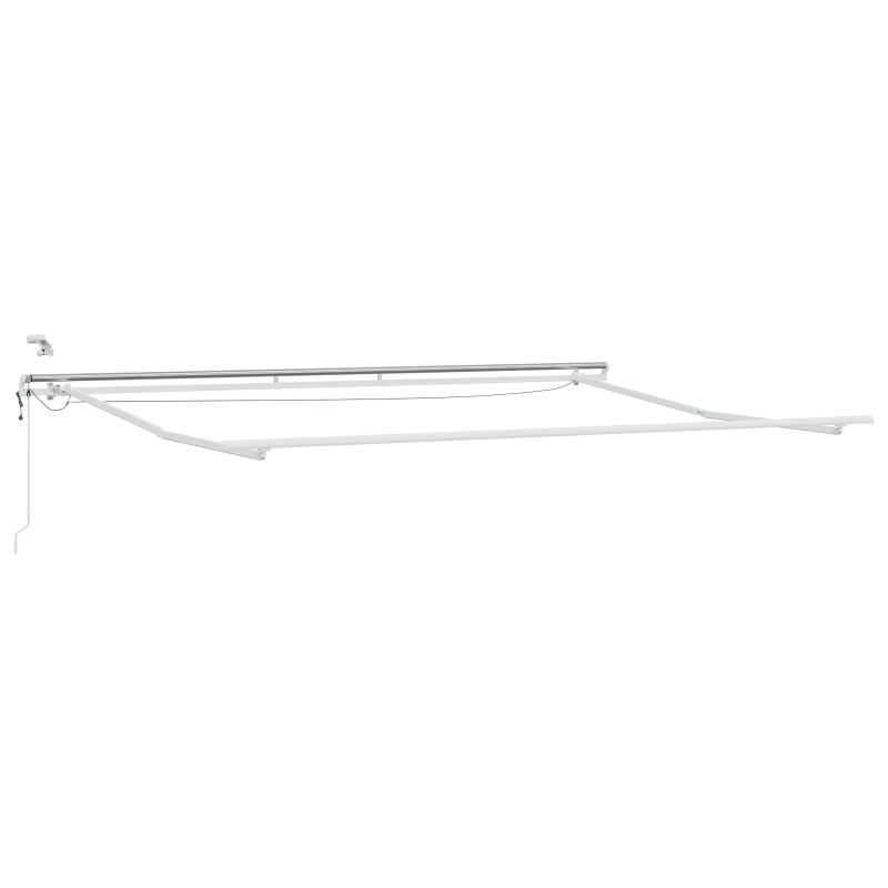 Automatische einziehbare Markise Anthrazit 350x250 cm