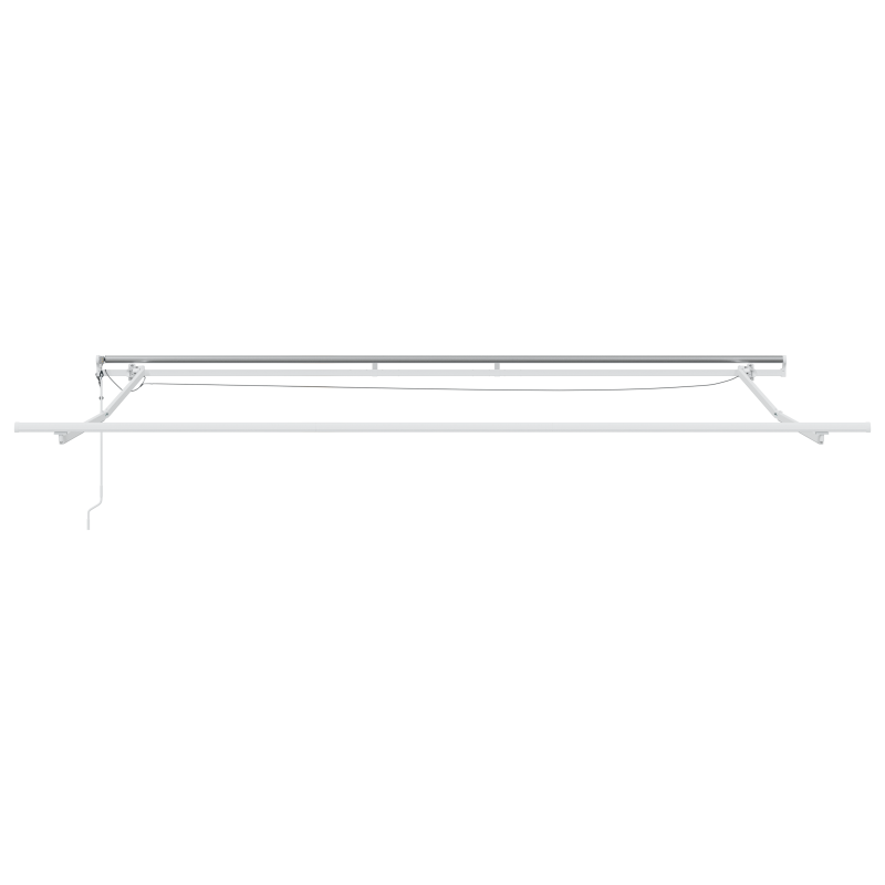 Automatische einziehbare Markise Anthrazit 350x250 cm
