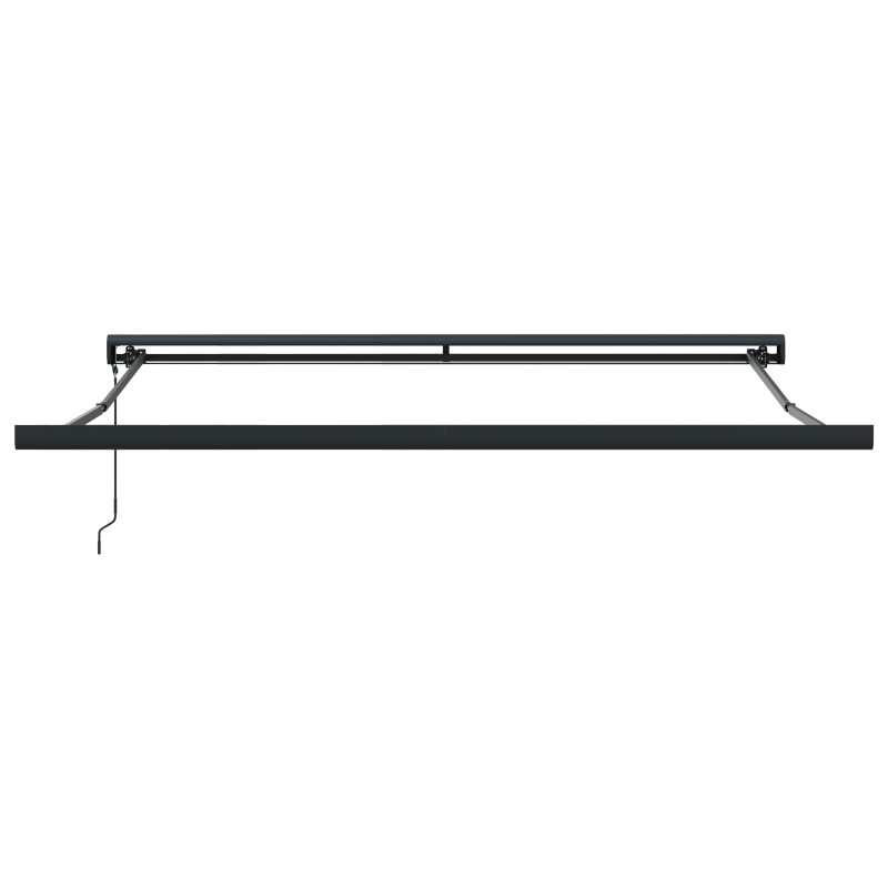 Automatische einziehbare Markise mit buntem Streifen 350x250 cm