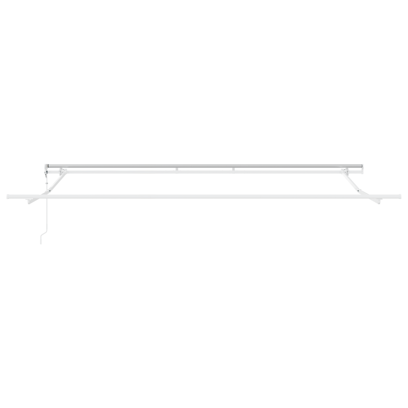 Automatische einziehbare Markise in bunten Streifen 400x300 cm