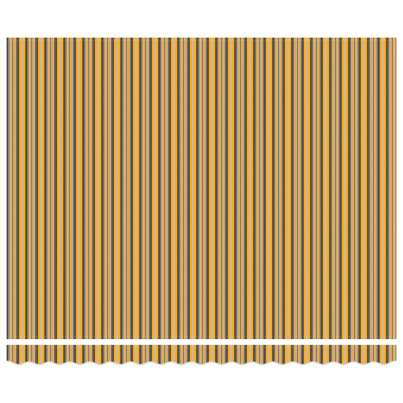 manuelle einziehbare Markise mit mehrfarbigem Streifen 400x350 cm
