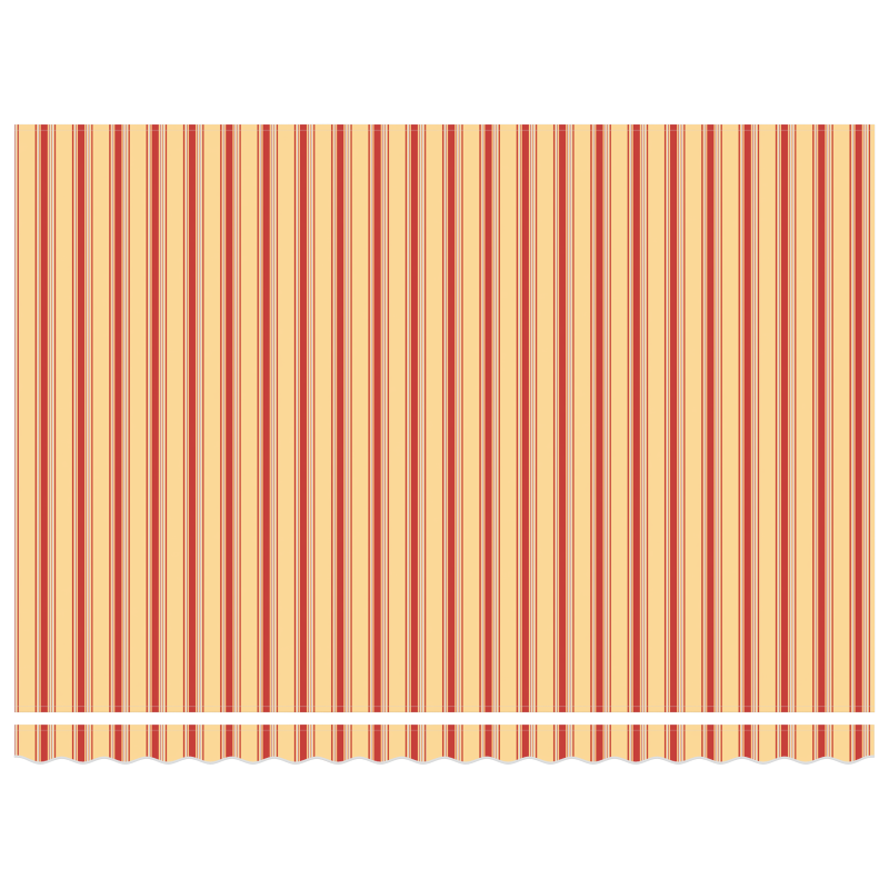 Manuelle Einziehbare Markise mit LED Gelb und Orange 450x350 cm