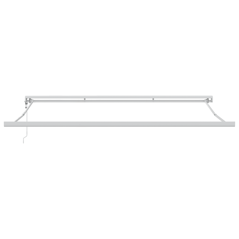 automatische einziehbare Markise in Orange und Braun 500x300 cm