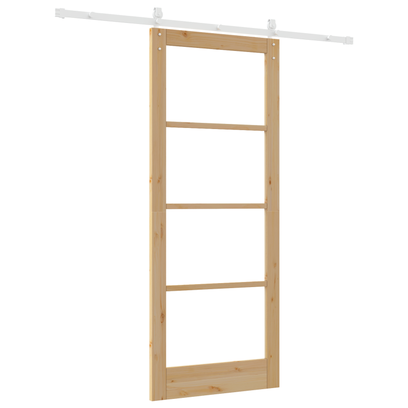 Schiebetür mit Beschlagset ORKDALMassivholz & Glas
