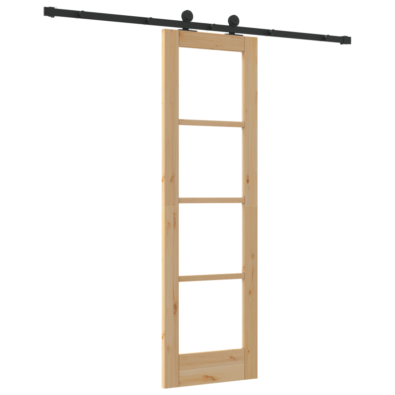 Schiebetür mit Beschlagset ORKDALMassivholz & Glas