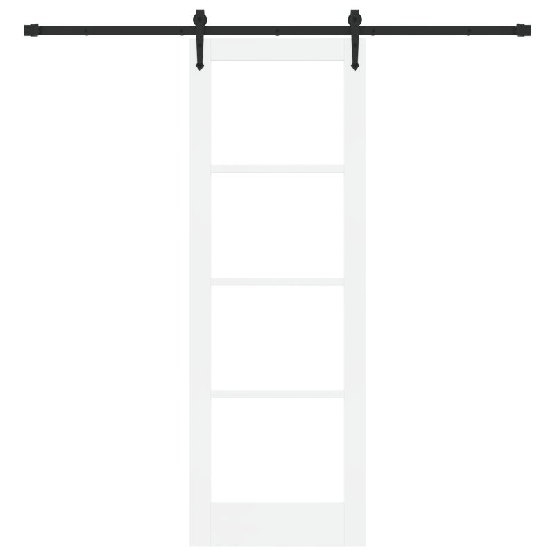 Schiebetür mit Beschlagset ORKDALWeiß 73,5x211 cm