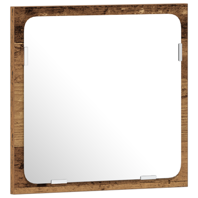 3-teiliges Badezimmermöbel Set Altholz