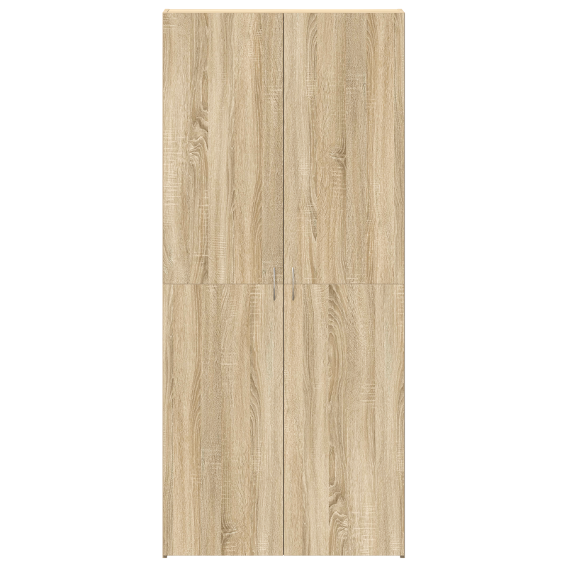 Schuhschrank Sonoma Eiche 80x35,5x180 cm Holzwerkstoff