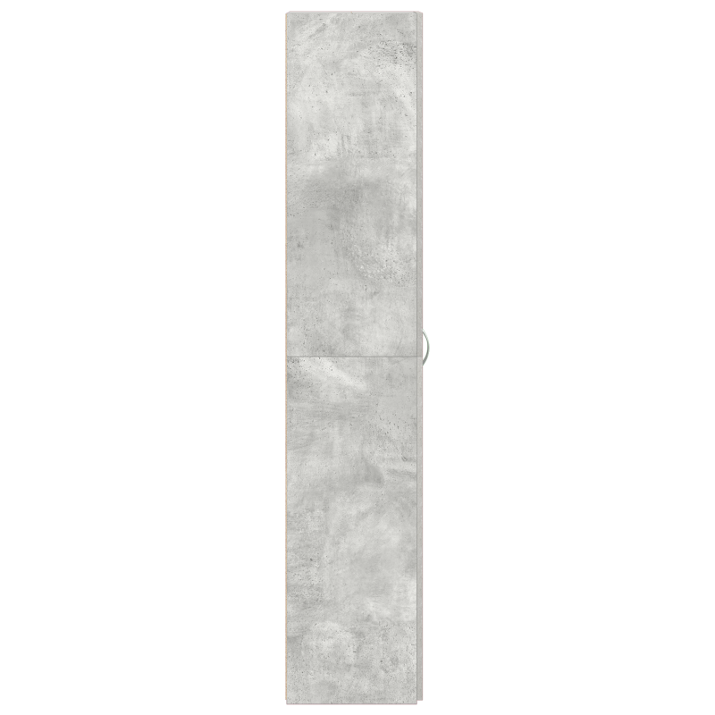 Schuhschrank Beton Grau 80x35,5x180 cm Holzwerkstoff