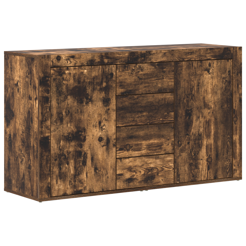 Sideboard Geräucherte Eiche Holzwerkstoff 120 x 36 x 69 cm