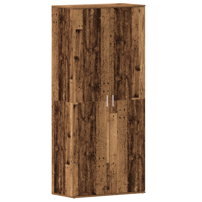 Schuhschrank Altholz 80x39x180 cm Holzwerkstoff