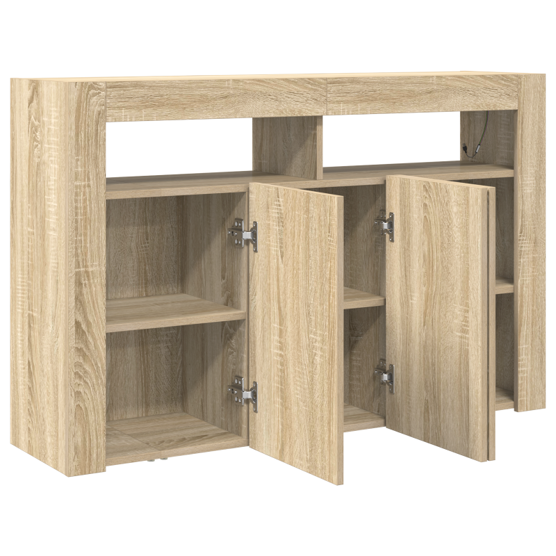 Sideboard Sonoma Eiche Ingenieurl Holz 116 x 30 x 75 cm Sideboard