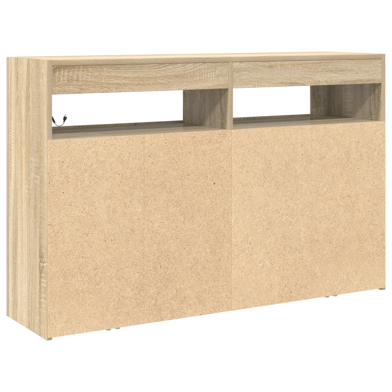 Sideboard Sonoma Eiche Ingenieurl Holz 116 x 30 x 75 cm Sideboard