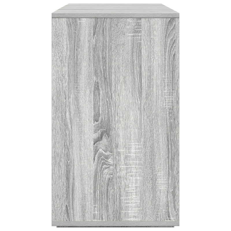 Grau Sideboard Graues Sonoma Holzwerkstoff 135 x 41 x 75 cm