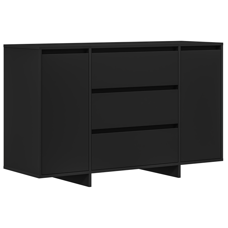 Sideboard Schwarz 120x41x75 cm Holzwerkstoff
