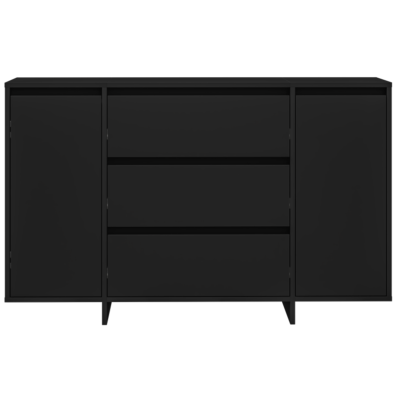 Sideboard Schwarz 120x41x75 cm Holzwerkstoff