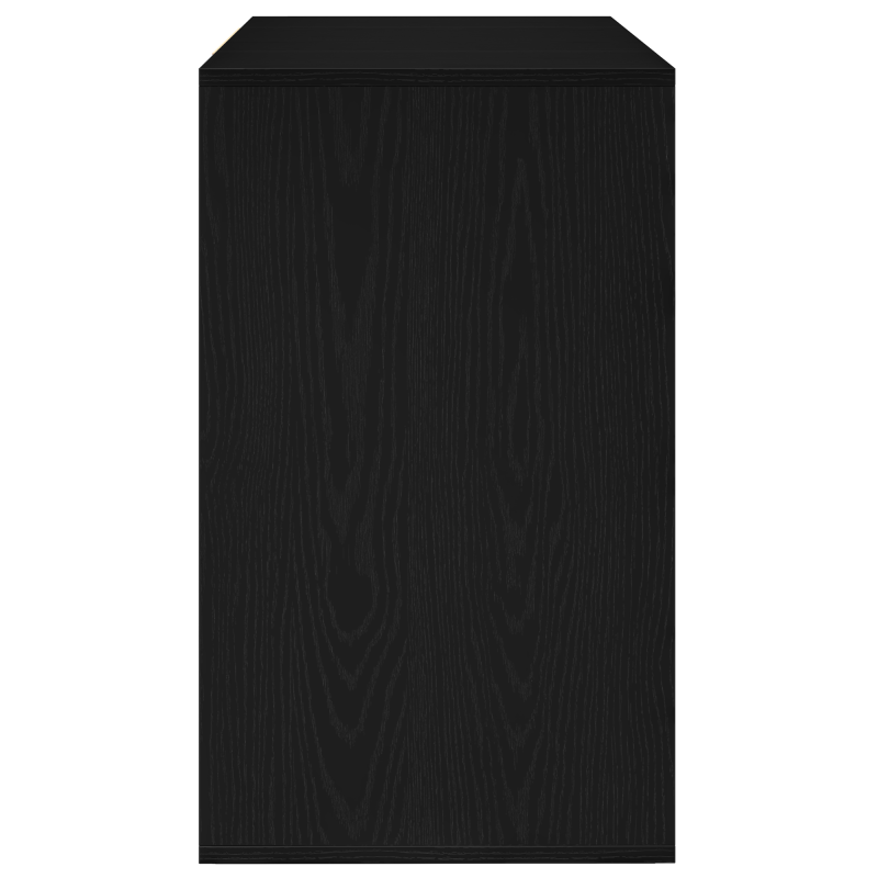 Sideboard Schwarz Eiche 120x41x75 cm Ingenieholzmöbel