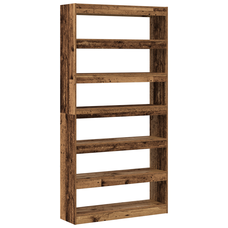 Bücherregal Altholz Engineered Wood 100 x 30 x 198 cm