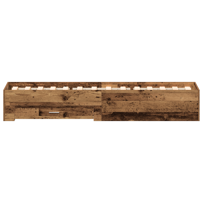Bettgestell Alteiche 90x190 cm Engineered Wood