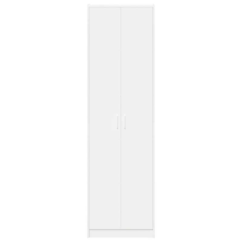 Kleiderschrank Weiß 55x25x189 cm Holzwerkstoffe