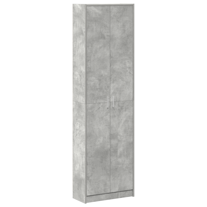 Kleiderschrank Betongrau 55x25x189 cm Spanplatte