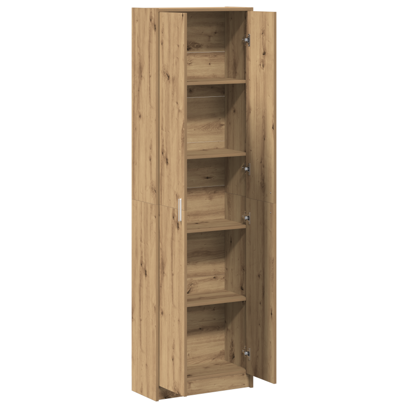 Kleiderschrank Kunststeineiche 55x25x189 cm Holzwerkstoff