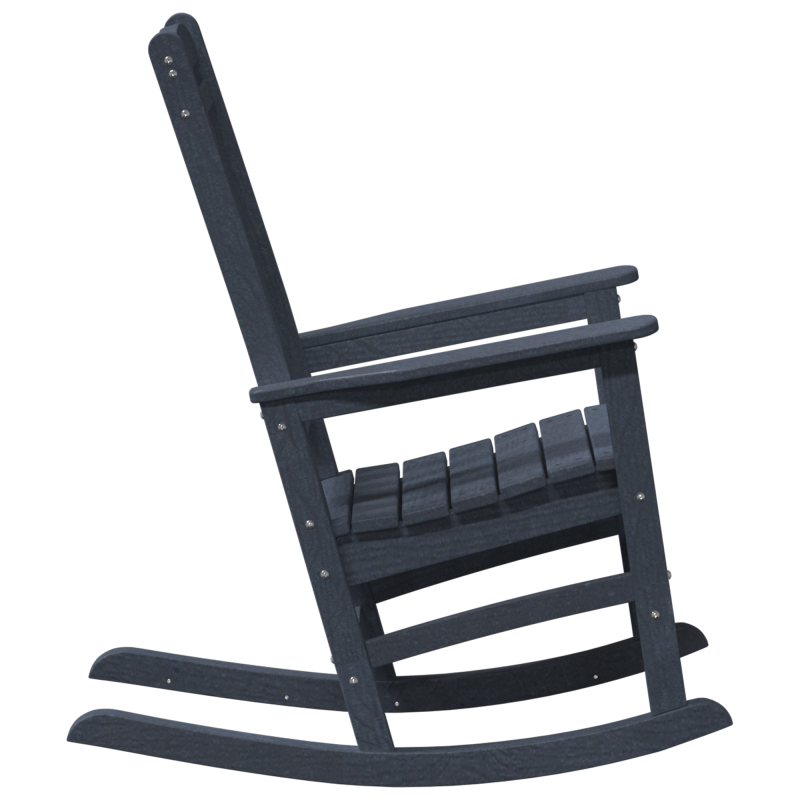 Garten Schaukelstühle 2 Stk Marineblau 70x92x107.5 cm HDPE