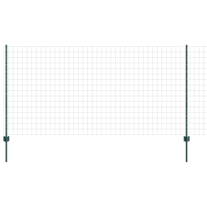 Gartenzaun-Set Set mit 2 Grün Polyethylen 25 x 1,2 m Langlebig