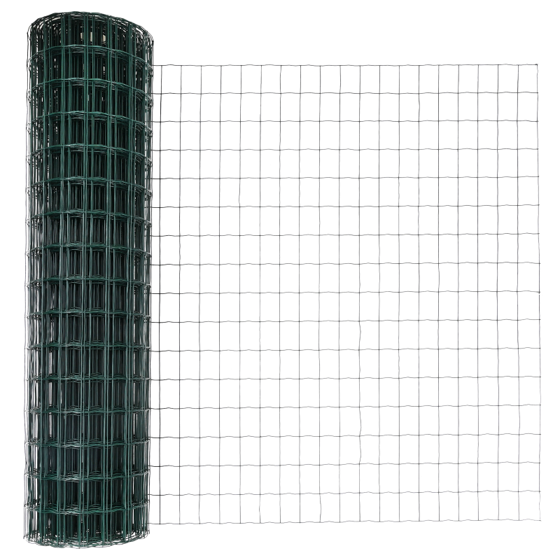 Gartenzaun-Set Set mit 2 Grün Polyethylen 25 x 1,2 m Langlebig