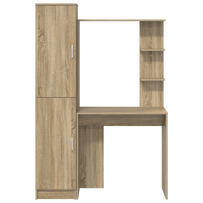 4-teiliges Badezimmermöbelset Altholz Ingenieured Holz