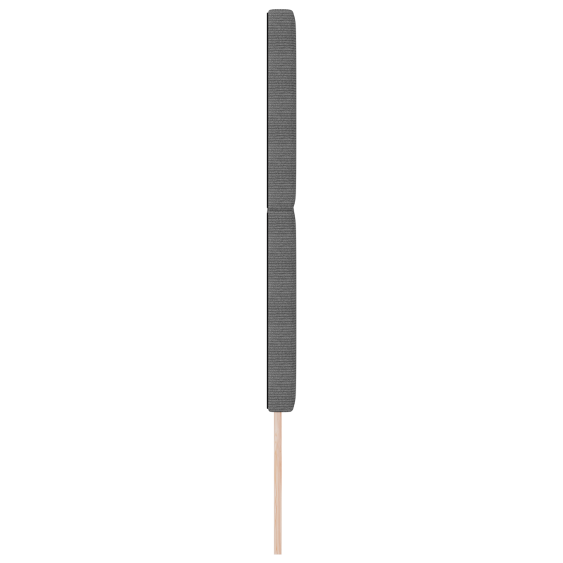 Kopfteil Schlichtes Design Hellgrau 140 cm Cordstoff