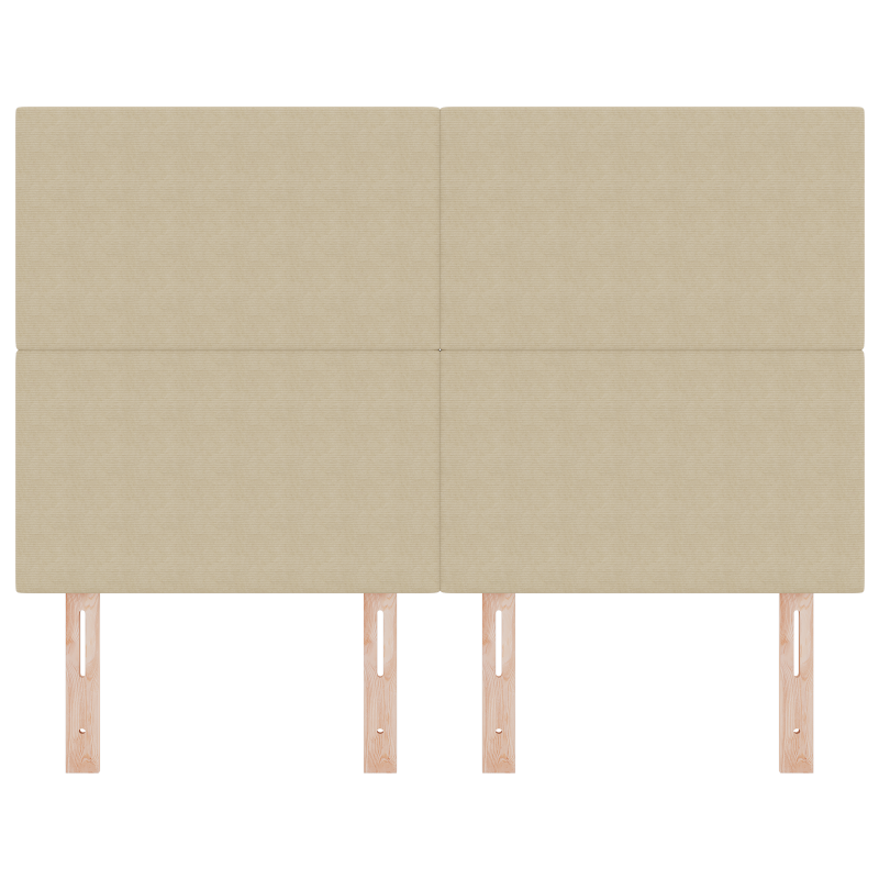 Kopfteil Einfaches Design Hellgrün Grau 140 cm Cord-Stoff