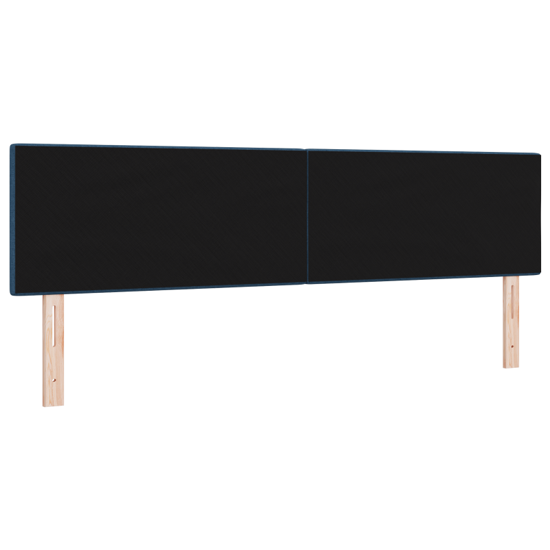 LED Kopfteil Knopfgepolstert Blau 180 cm Stoff