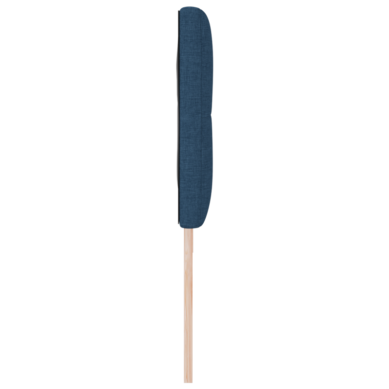 LED Kopfteil Knopfgepolstert Blau 180 cm Stoff
