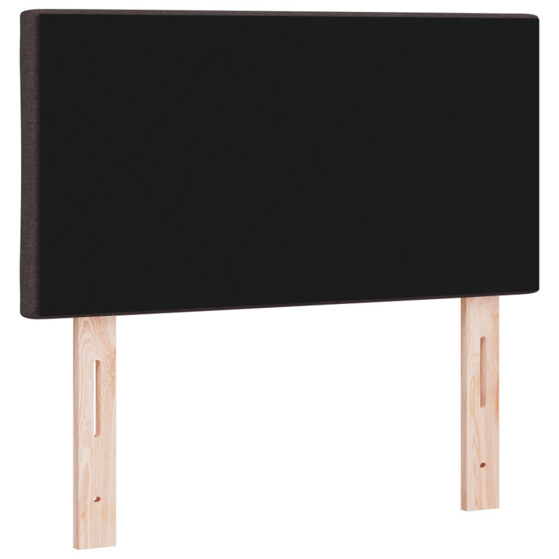 LED Kopfteil Diamantblocks Design Dunkelbraun 80 cm Stoff