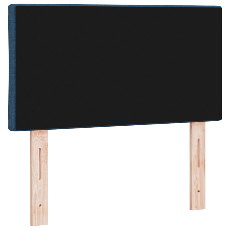 LED Kopfteil Diamantblöcke Design Blau 80 cm Stoff