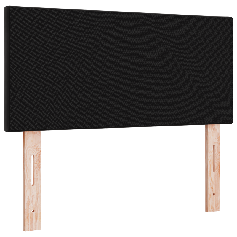 LED Kopfteil Diamantblock Design Schwarz 90 cm Samt
