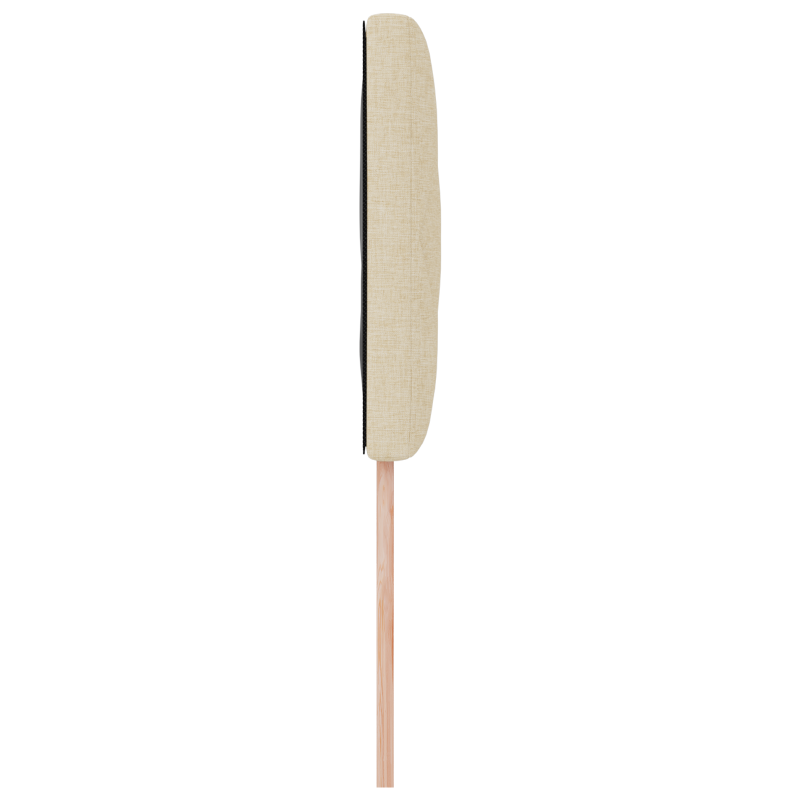 LED Kopfteil Diamantblocks Design Creme 100 cm Stoff