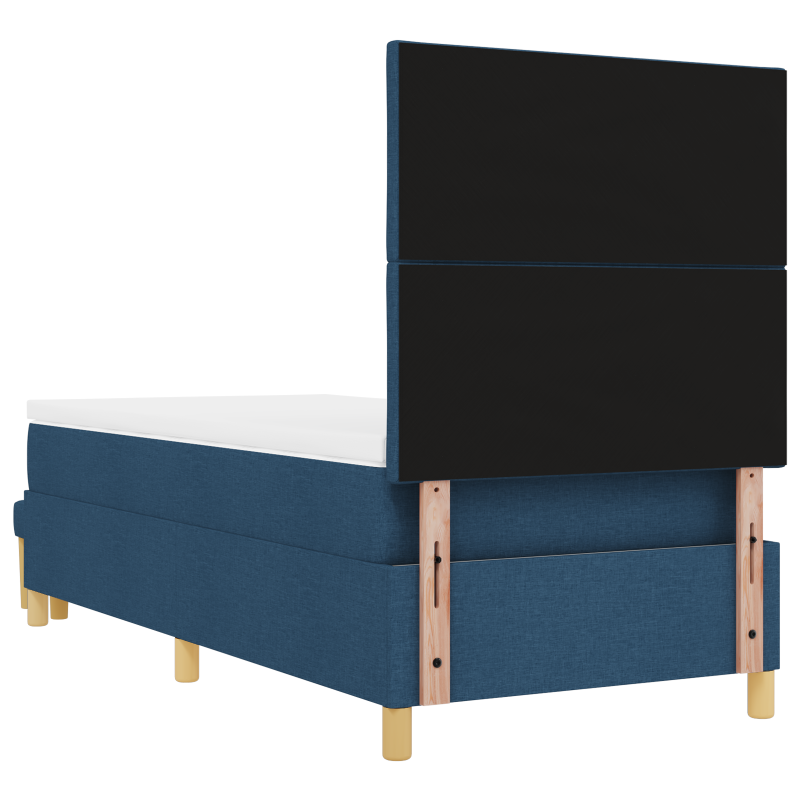 Boxspringbett mit Matratze Dunkelgrau 160x200 cm Stoff