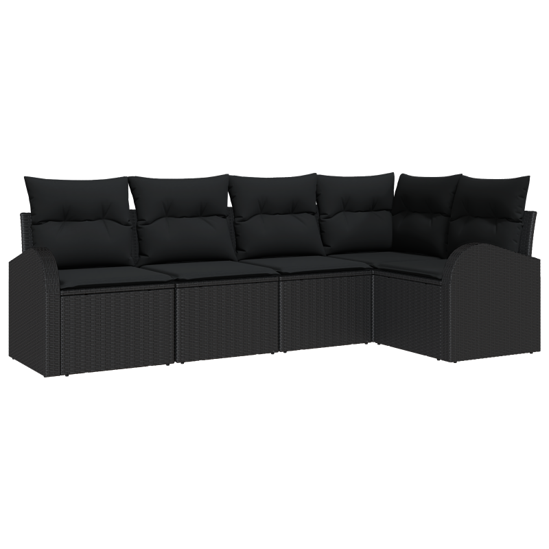 Automatische einziehbare Markise mit LED Schwarz 600x350 cm