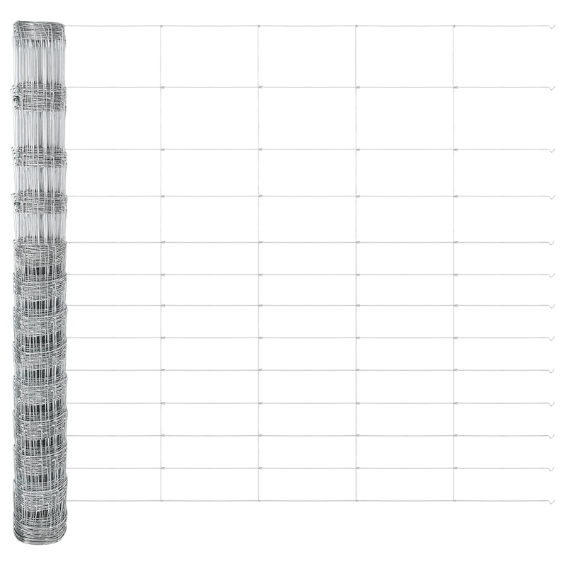 Feldzaun 1,5x25 m Feuerverzinkter Stahl